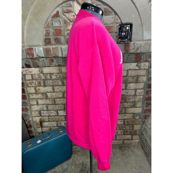 sweatshirt graphic hearts 1980s pink barbiecore - Picture 8 of 10